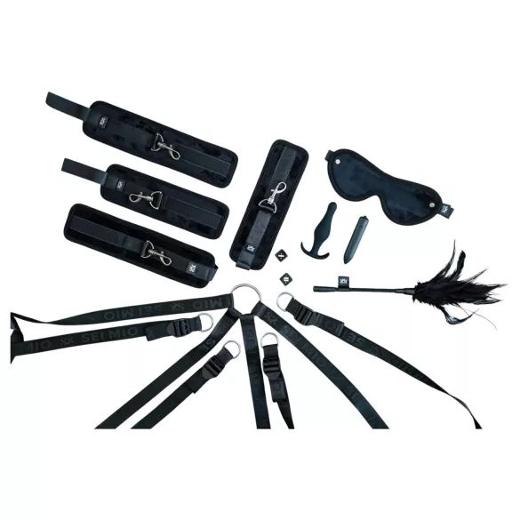 Sei Mio - set bondage pentru pat - negru