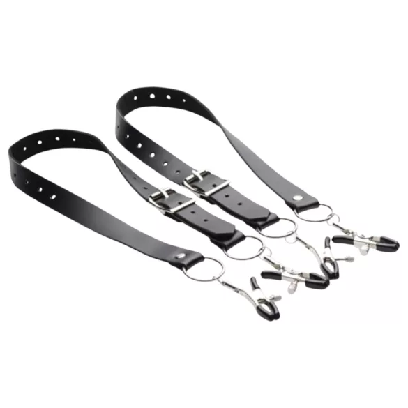 XR Brands - clești pentru labiile vaginale - negru