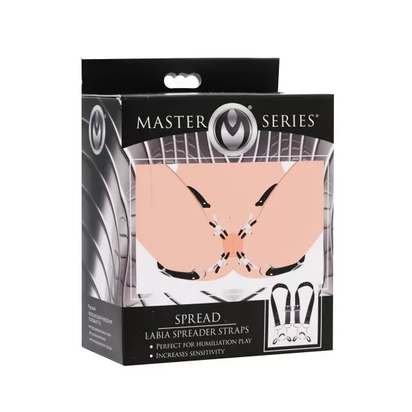 XR Brands - clești pentru labiile vaginale - negru