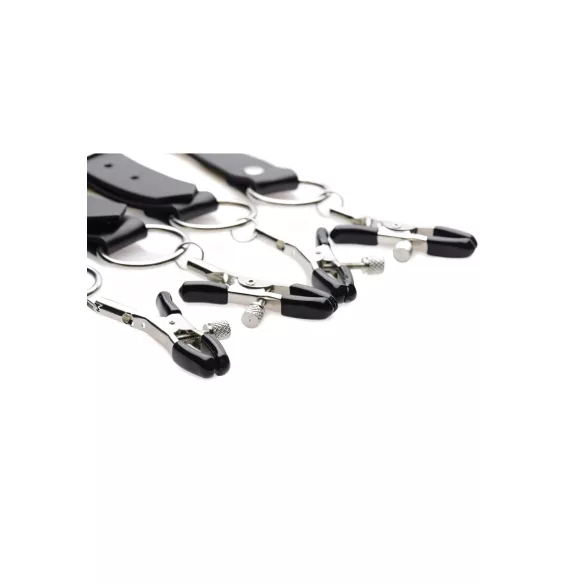 XR Brands - clești pentru labiile vaginale - negru
