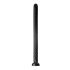 Șarpele anal spiral 19 - dildo ventuză (negru)