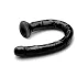 Hosed Anal Snake 19 - dildo anal cu ventuză - negru