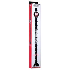 Dildó anal subțire Hosed, șarpe senzual 18 (negru)