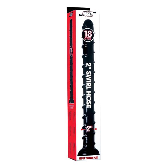 Șarpe Anal Spiral Tchick 18 - dildo anal (negru)