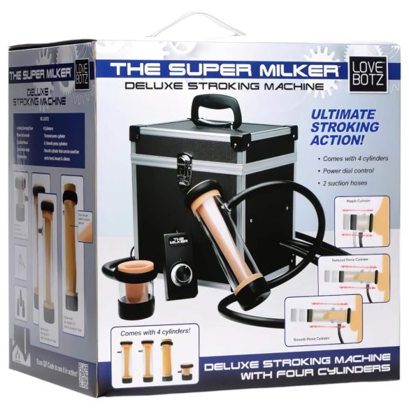 The Super Milker - masturbator automat deluxe (negru)