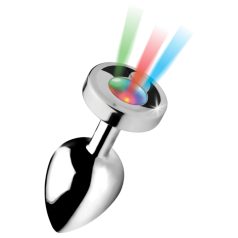 Booty Sparks - dop anal luminos - mare - argintiu