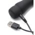 Trinity Vibes - Dilatator și Vibrator Cap Glans 2în1 (negru)