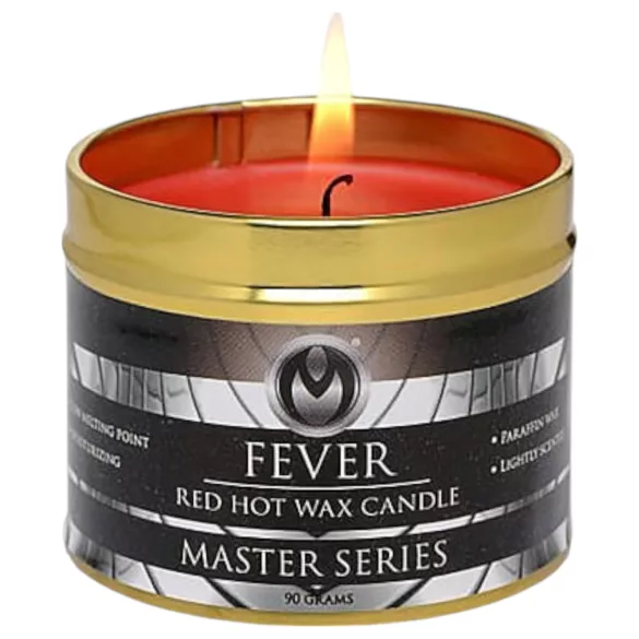 XR Brands - Fever - lumânare de masaj din parafină (roșie, 120 g)
