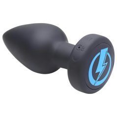 Zeus - vibrator anal electrostimulare wireless - negru