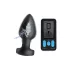XR Brands - Zeus - vibrator anal E-Stim cu telecomandă (negru)
