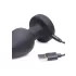 XR Brands - Zeus - vibrator anal E-Stim cu telecomandă (negru)
