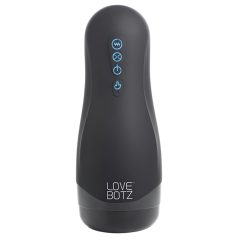   Lovebotz Auto Milker - masturbator vibrator-impermeabil (negru)