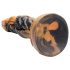 Creature Cocks Ravager - dildo din silicon texturat - 20cm (portocaliu)