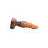 Creature Cocks Ravager - dildo din silicon texturat - 20cm (portocaliu)