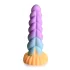 Creature Cocks Mystique - dildo unicorn - 21cm - mov-galben