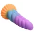 Creature Cocks Mystique - dildo unicorn - 21cm - mov-galben