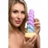 Creature Cocks Mystique - dildo unicorn - 21cm - mov-galben