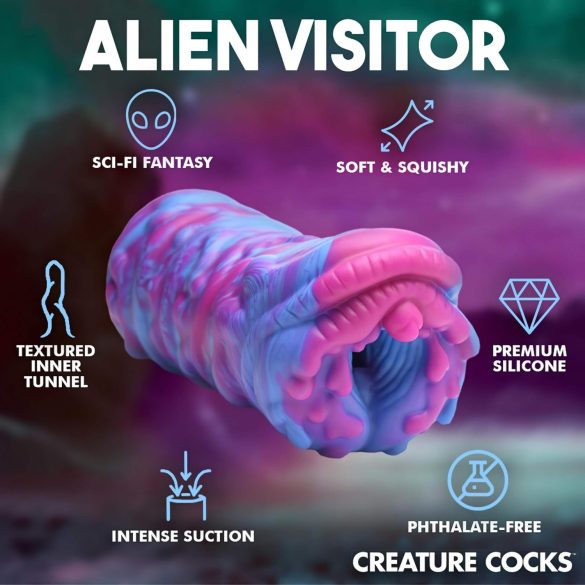 Creature Cocks Cyclone - masturbator alien din silicon - mov-roz