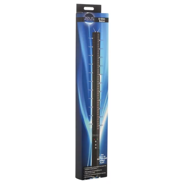 Zeus - vibrator electric cu acumulator - tijă electro black