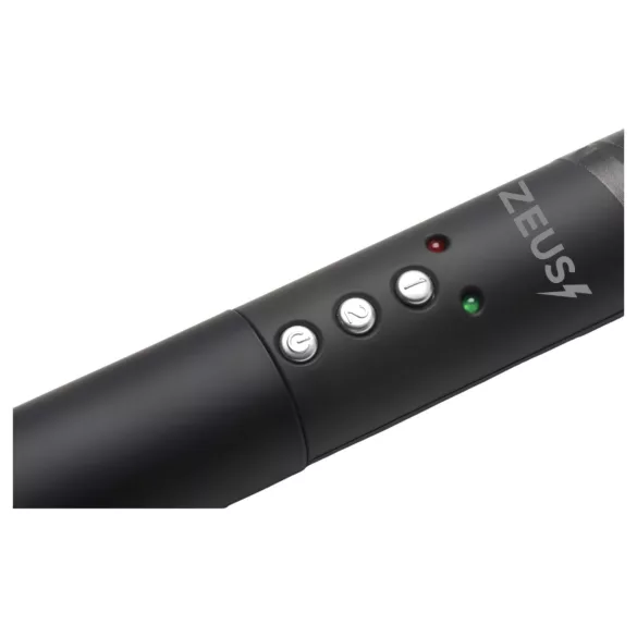 Zeus - vibrator electric cu acumulator - tijă electro black