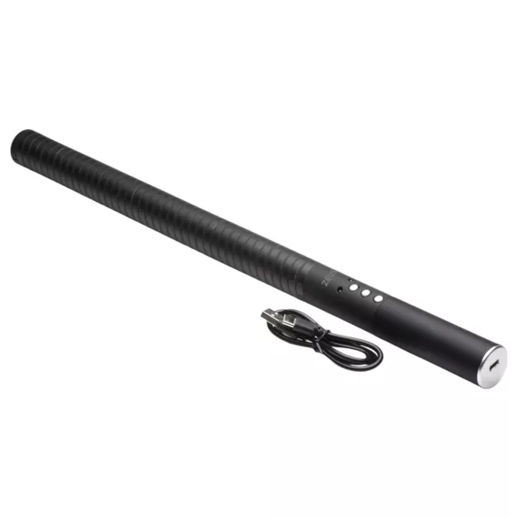 Zeus - vibrator electric cu acumulator - tijă electro black