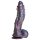 Dildoul Hydra - Creatură cu 3 Capete - 27cm, silicon (mov)