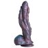 Dildoul Hydra - Creatură cu 3 Capete - 27cm, silicon (mov)
