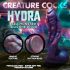 Dildoul Hydra - Creatură cu 3 Capete - 27cm, silicon (mov)