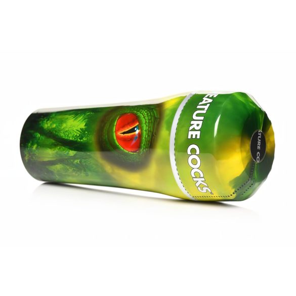 Creature Cocks Raptor - vagin reptilian în husă (negru-verde)