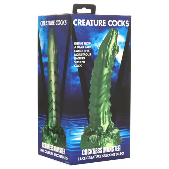Creature Cocks Cockness Monster - dildo realists din silicon - verde