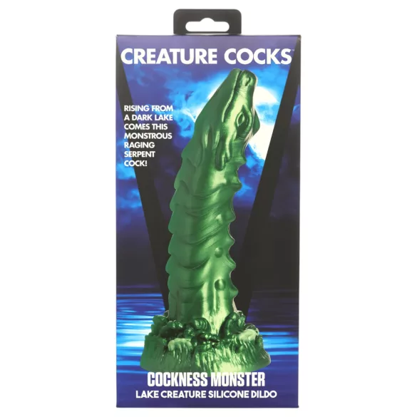 Creature Cocks Cockness Monster - dildo realists din silicon - verde