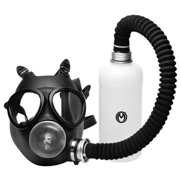 XR Brands - mască orală 2în1 și inhalator arome - negru
