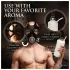 XR Brands - mască orală 2în1 și inhalator arome - negru