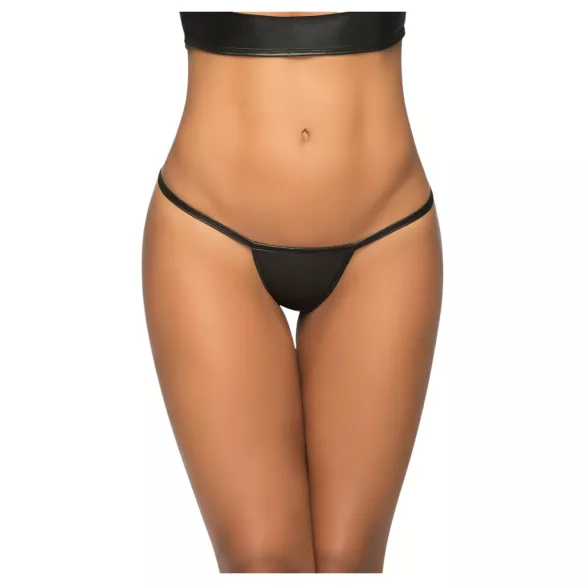 Mapalé - tanga micro lucios - negru
