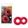 Stay Hard Donuts - set inele pentru penis - silicon roșu