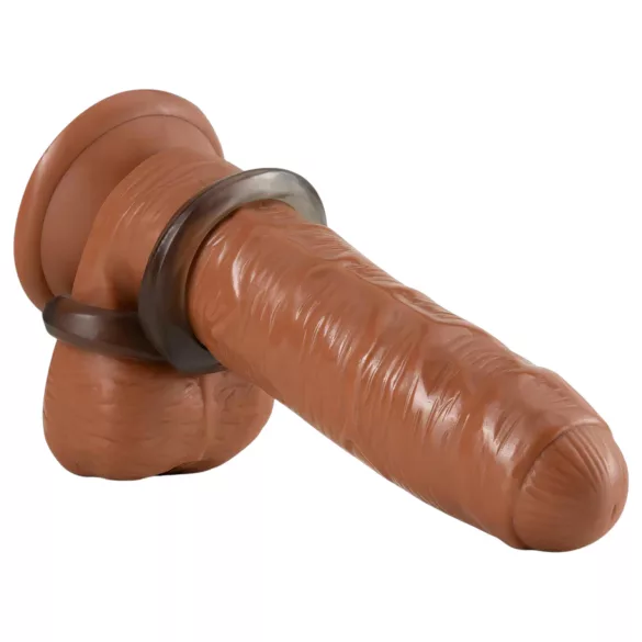 Stay Hard - inel penian și testicular - silicon gri