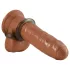 Stay Hard - inel penian și testicular - silicon gri