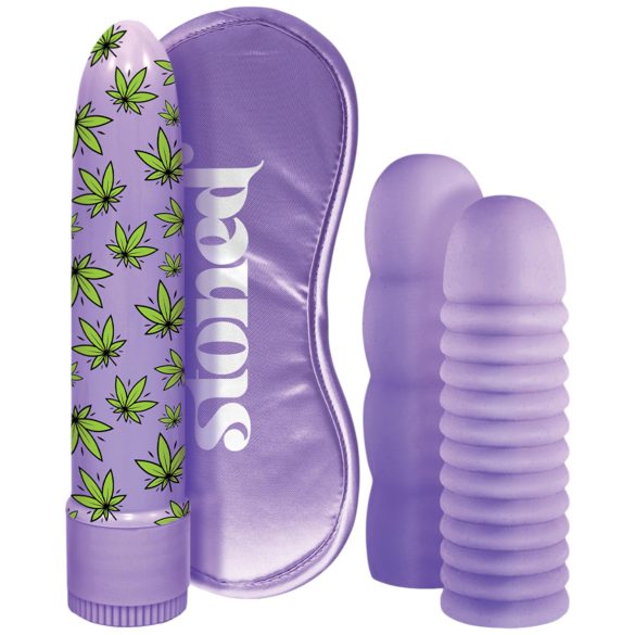 Set de vibratoare Stoner Bonga Bunga (4 piese) - mov