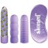 Set de vibratoare Stoner Bonga Bunga (4 piese) - mov