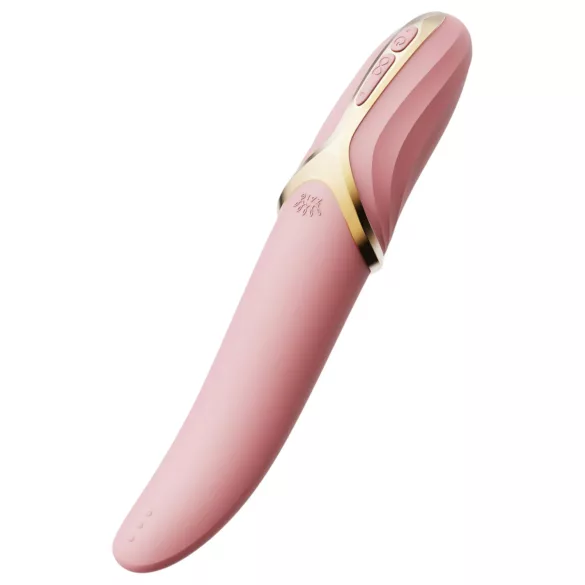 Zalo Eve - vibrator rotativ încălzire reîncărcabil - silicon roz