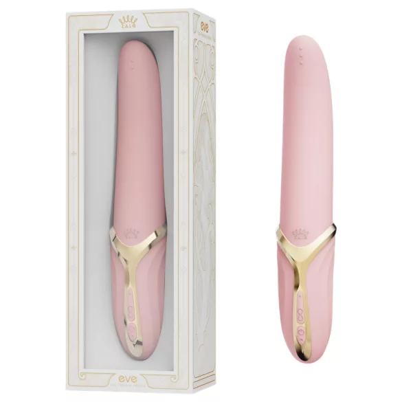 Zalo Eve - vibrator rotativ încălzire reîncărcabil - silicon roz