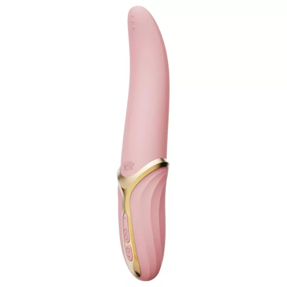 Zalo Eve - vibrator rotativ încălzire reîncărcabil - silicon roz