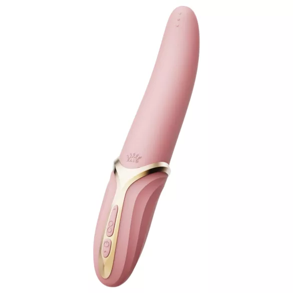 Zalo Eve - vibrator rotativ încălzire reîncărcabil - silicon roz