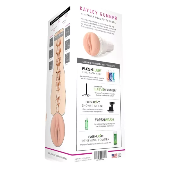 Fleshlight Kayley Gunner - vagin realist - nuanță naturală