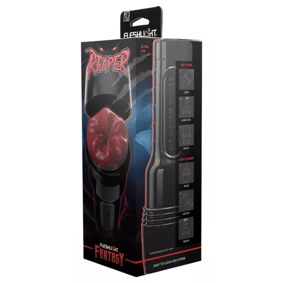 Fleshlight Fantasy Reaper - masturbator vaginală fantezie (roșu)