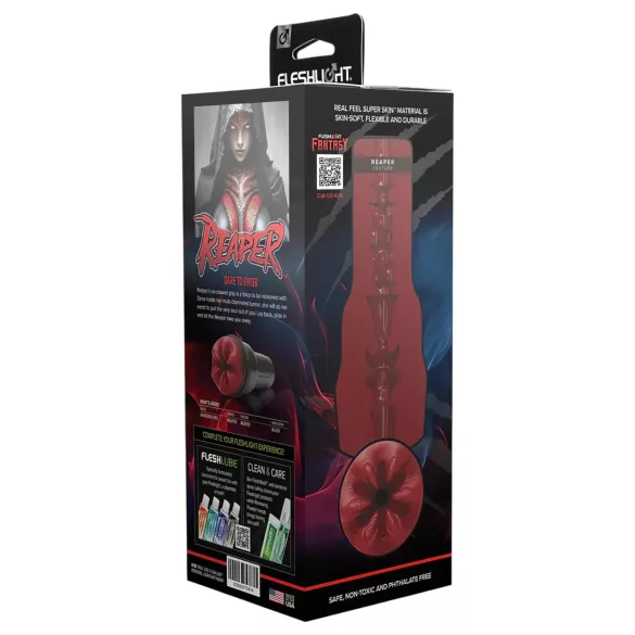 Fleshlight Fantasy Reaper - masturbator vaginală fantezie (roșu)