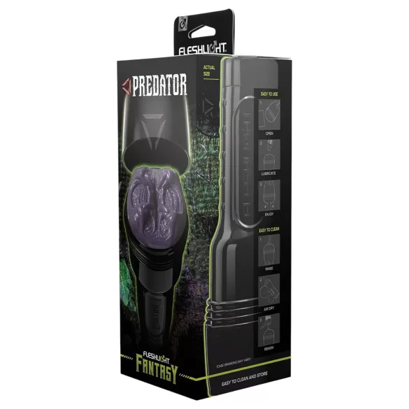 Fleshlight Fantasy Predator - masturbator vaginală fantezie (mov)