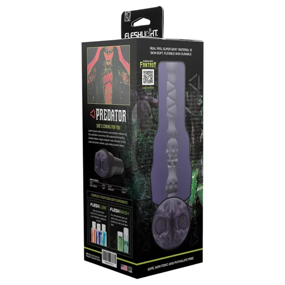 Fleshlight Fantasy Predator - masturbator vaginală fantezie (mov)