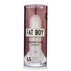 Fat Boy Checker Box - manșon penis - 15 cm - alb