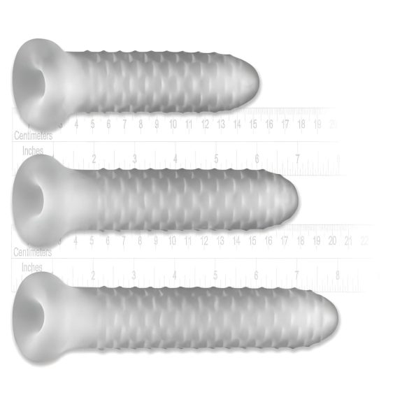 Fat Boy Checker Box - manșon penis - 15 cm - alb